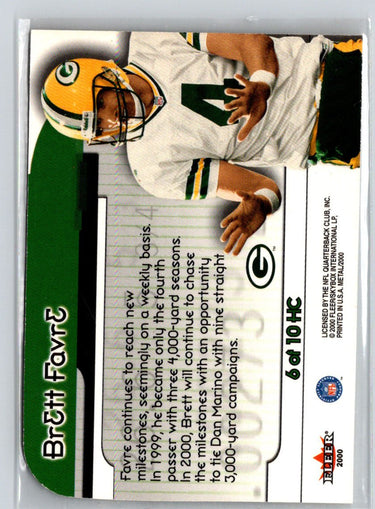 2000 Metal #6 HC Brett Favre Hot Commodities Pink i75