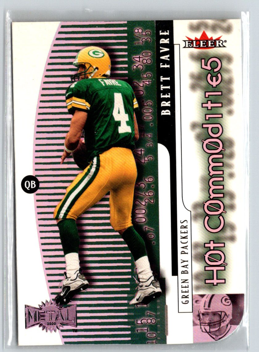 2000 Metal #6 HC Brett Favre Hot Commodities Pink i75