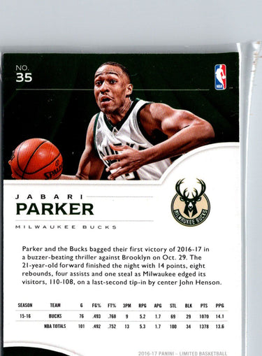 2016-17 Panini Limited #35 Jabari Parker Gold Spotlight #/25 i76