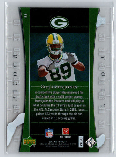 2007 Upper Deck Trilogy #184 James Jones #/399 i74
