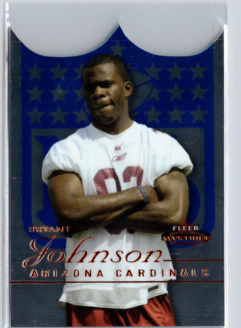 2003 Fleer Mystique #95 Bryant Johnson Rookie Blue #/350 i75