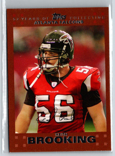 2007 Topps #267 Keith Brooking Copper #/2007 i68