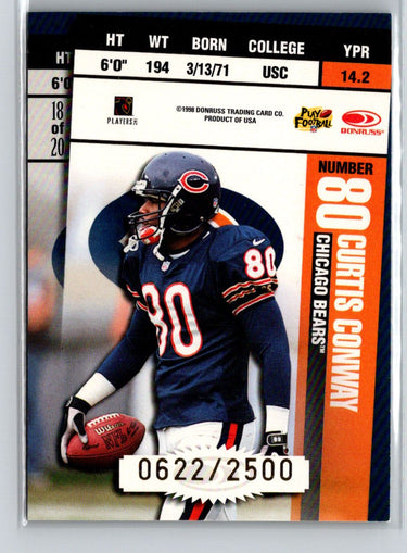 1998 Leaf Rookies & Stars Curtis Enis Curtis Conway Ticket Masters #/2500 i77