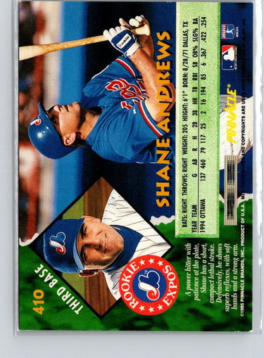 1995 Pinnacle #410 Shane Andrews Artist's Proofs i77