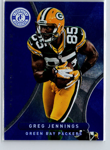 2012 Panini Totally Certified #42 Greg Jennings Blue #/199 i77