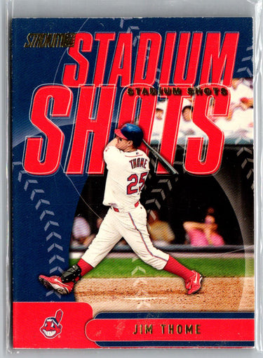 2002 Stadium Club #SS9 Jim Thome Stadium Shots i77