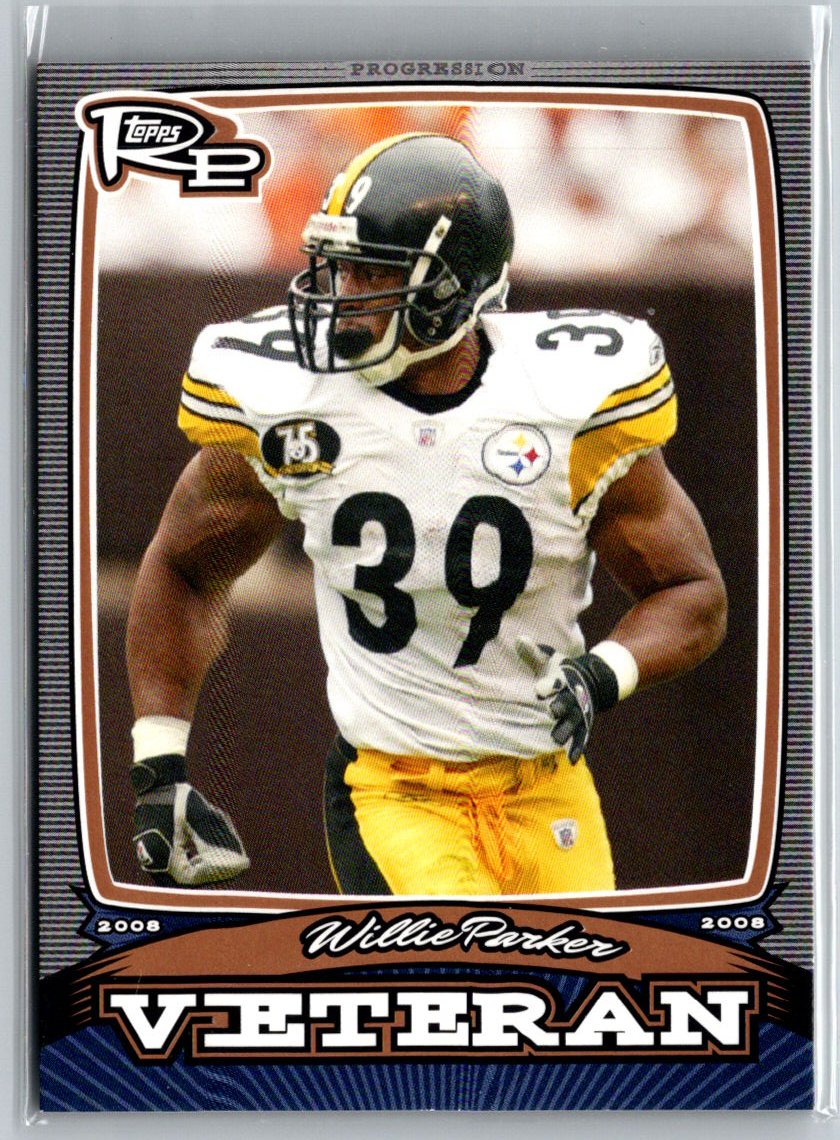2008 Topps Rookie Progression #PV-WP Willie Parker Veterans Gold #/199 i78