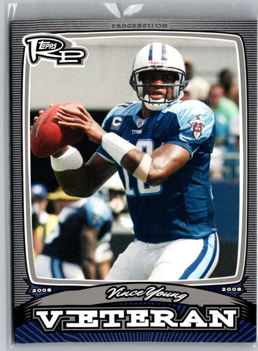 2008 Topps Rookie Progression #PV-VY Vince Young Veterans Silver /299 i78