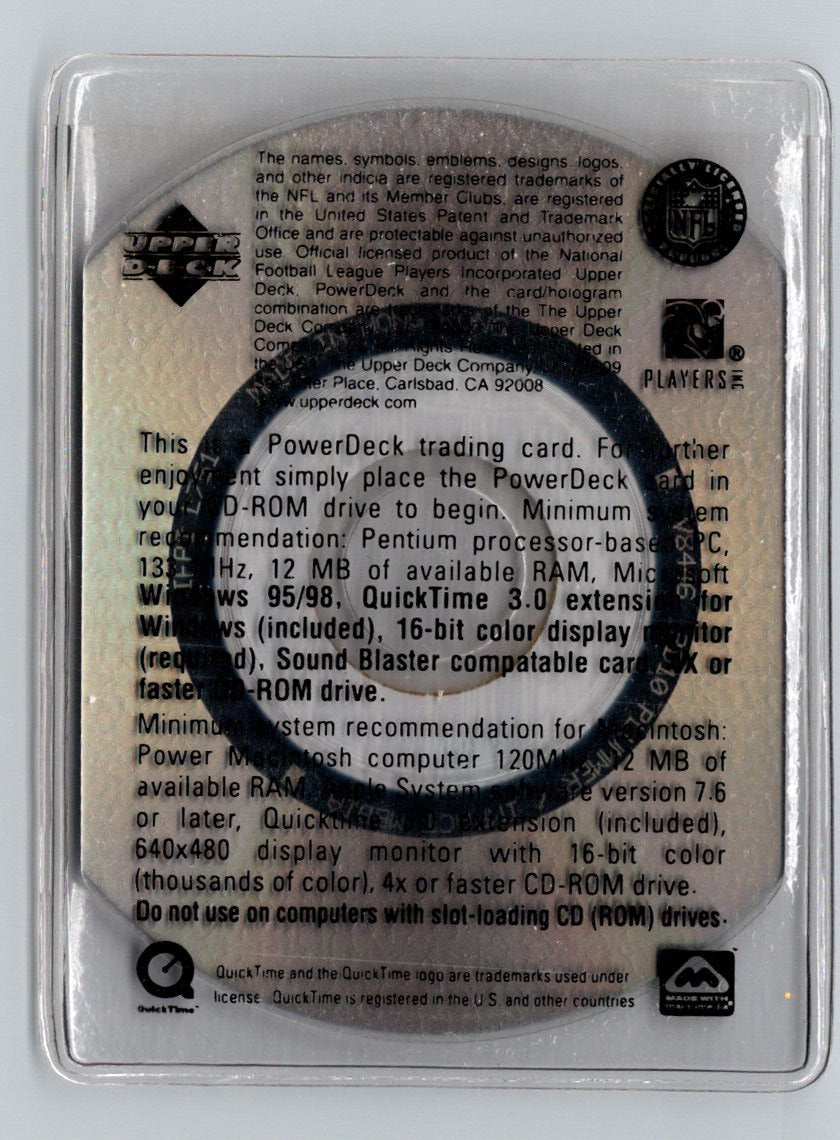 1999 Upper Deck PowerDeck #PD10 Jake Plummer i78