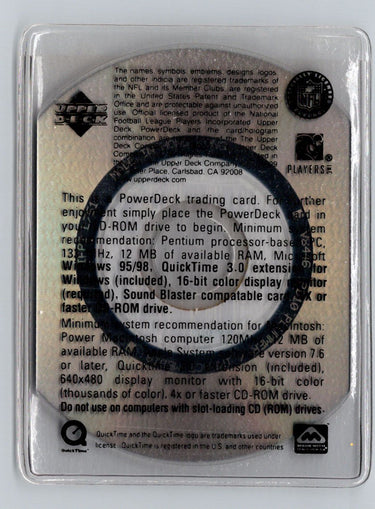 1999 Upper Deck PowerDeck #PD10 Jake Plummer i78