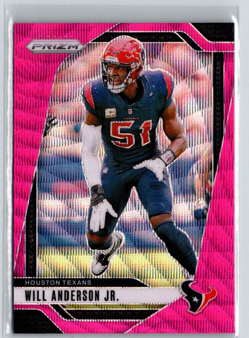 2024 Panini Prizm #116 Will Anderson Jr. Pink Wave i80