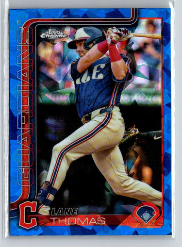 2025 Topps Chrome #52 Lane Thomas Blue Lava Refractors #/150 i80