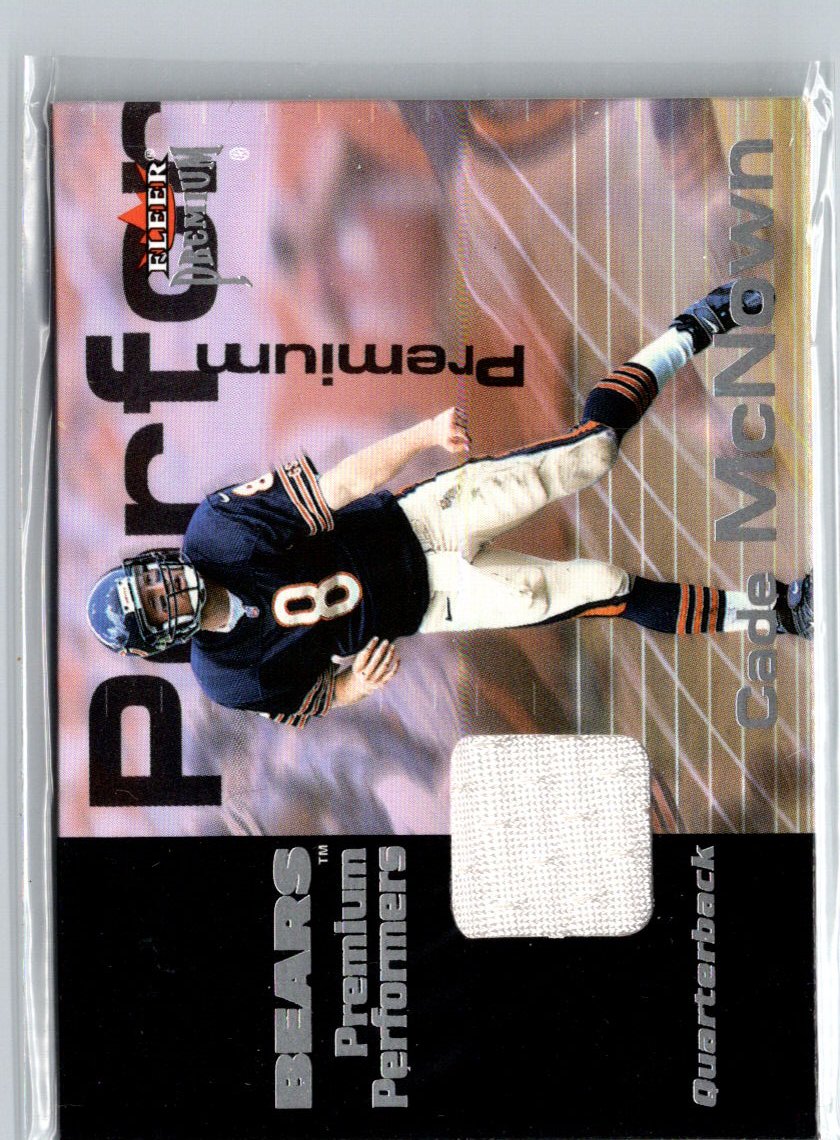 2001 Fleer Premium #NNO Cade McNown Premium Performers Jerseys #/900 i78