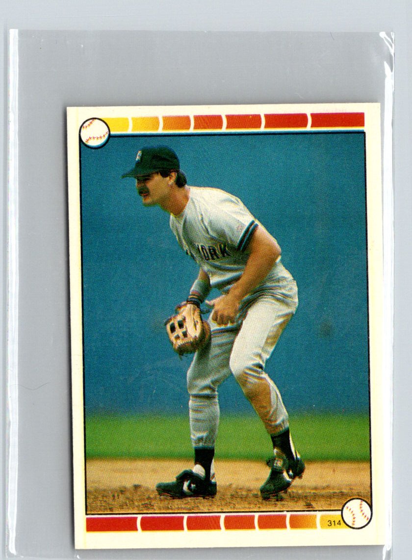 1989 Topps Stickers #314 Don Mattingly i78