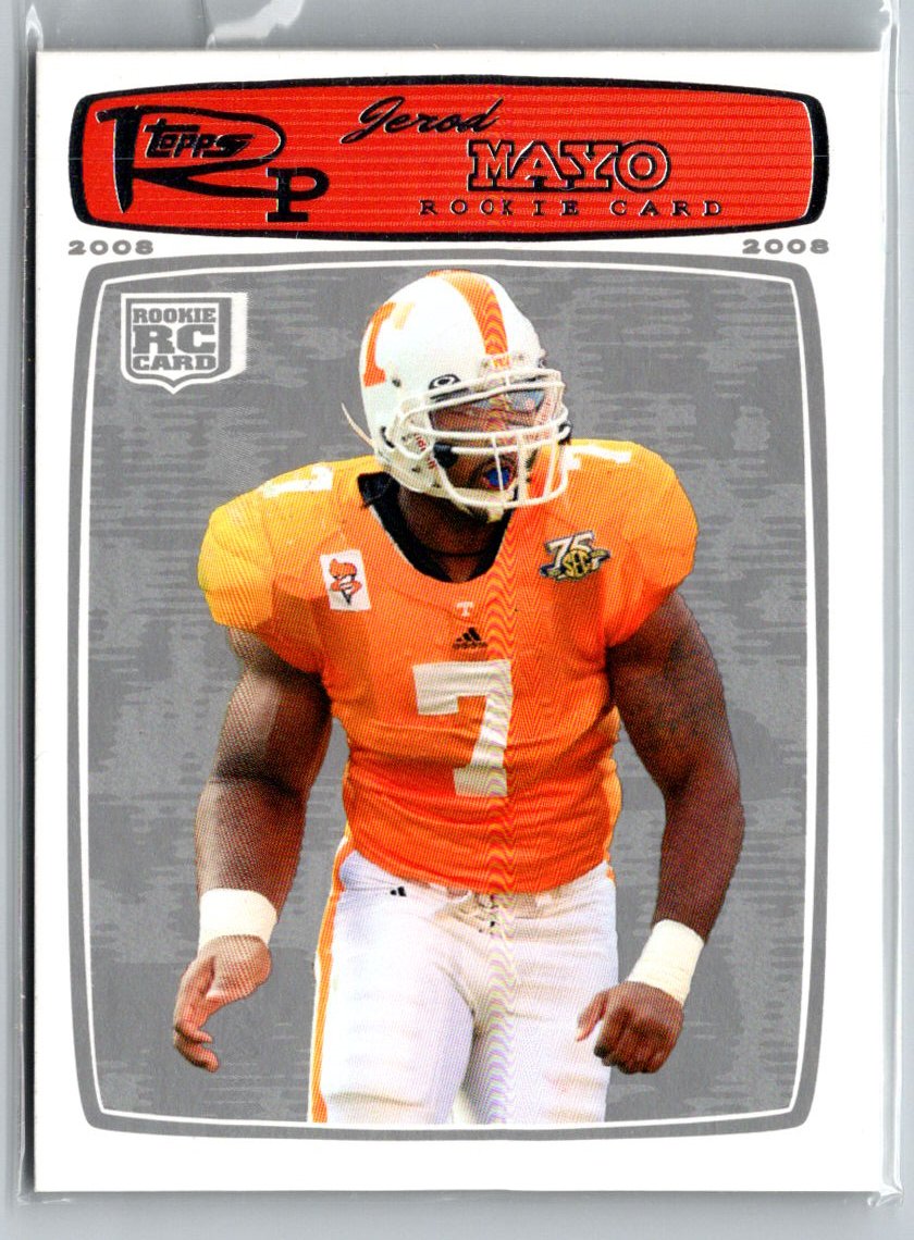 2008 Topps Rookie Progression #203 Jerod Mayo Silver #/299 i79
