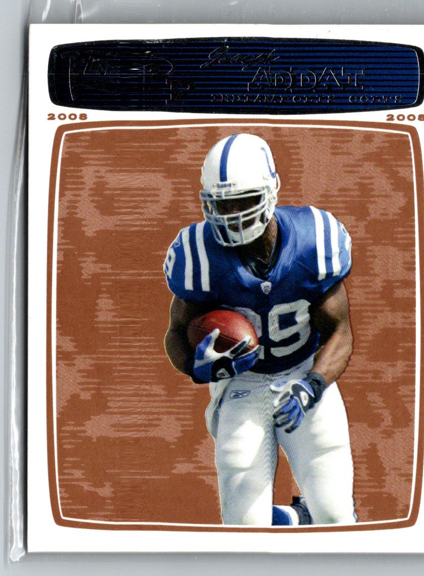 2008 Topps Rookie Progression #124 Joseph Addai Bronze #/389 i80