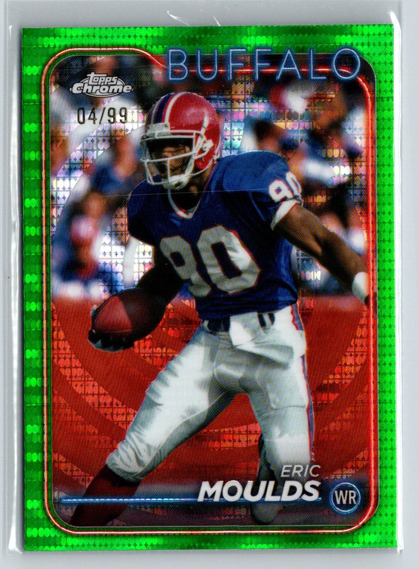 2024 Topps Chrome #12 Eric Moulds Green Geometric Refractor #/99 i50