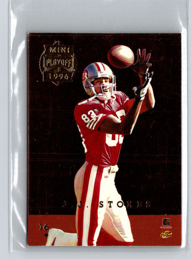 1996 Playoff J.J. Stokes / Dorsey Levens Back to Back Minis i50