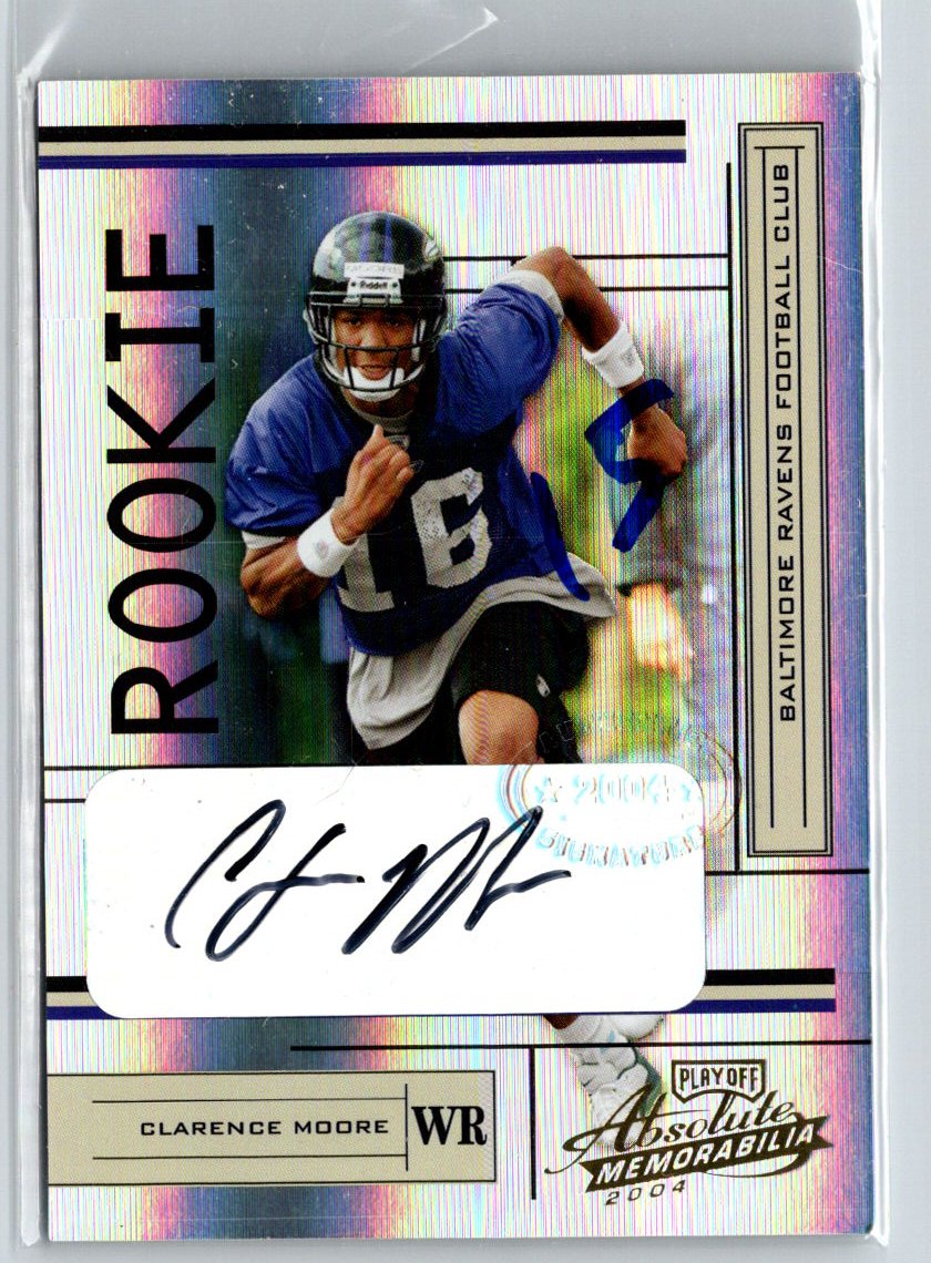 2004 Playoff Absolute Memorabilia #187 Clarence Moore #/750 i50