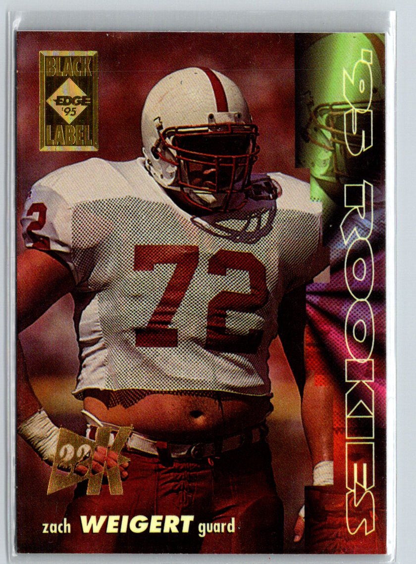 1995 Collector's Edge #23 Zach Wiegert Rookies 22K Gold i51