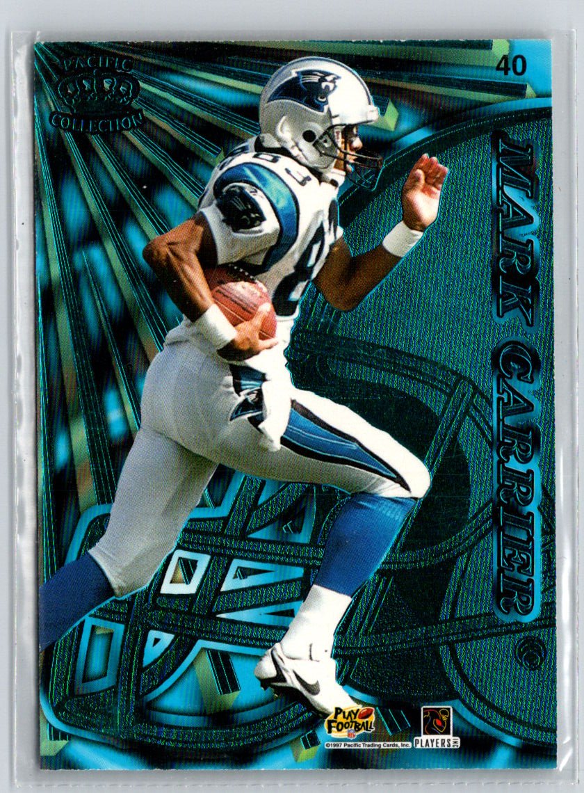1997 Pacific Dynagon Prism #40 Scott Mitchell / Mark Carrier Tandems i51