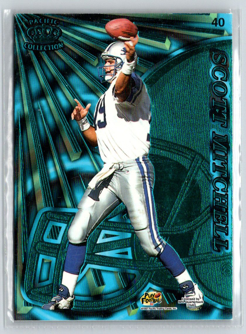 1997 Pacific Dynagon Prism #40 Scott Mitchell / Mark Carrier Tandems i51