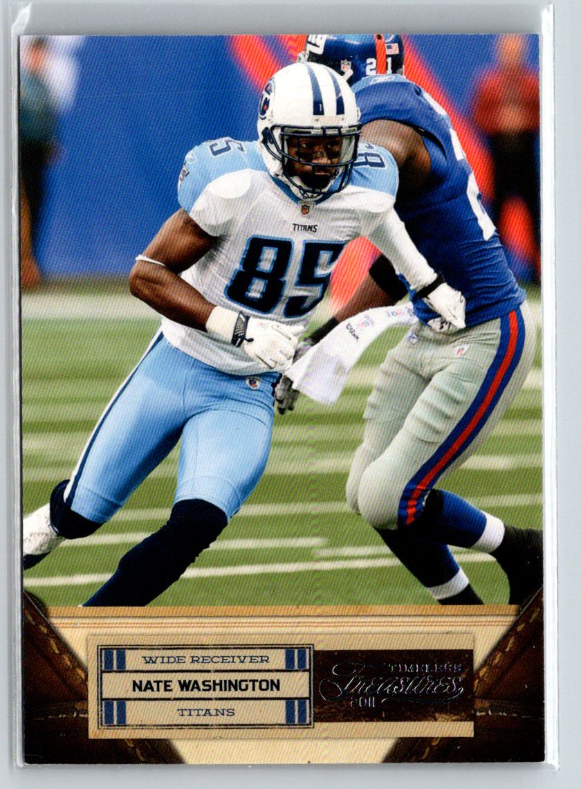 2011 Panini Timeless Treasures #75 Nate Washington #/499 i51