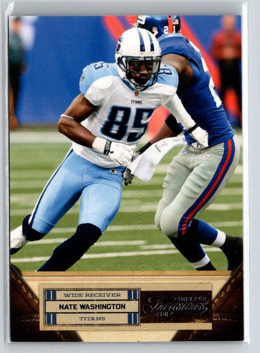 2011 Panini Timeless Treasures #75 Nate Washington #/499 i51