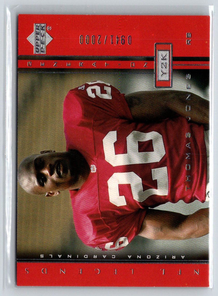 2000 Upper Deck Legends #128 Thomas Jones #/2000 i49