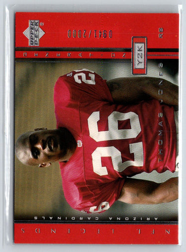2000 Upper Deck Legends #128 Thomas Jones #/2000 i49
