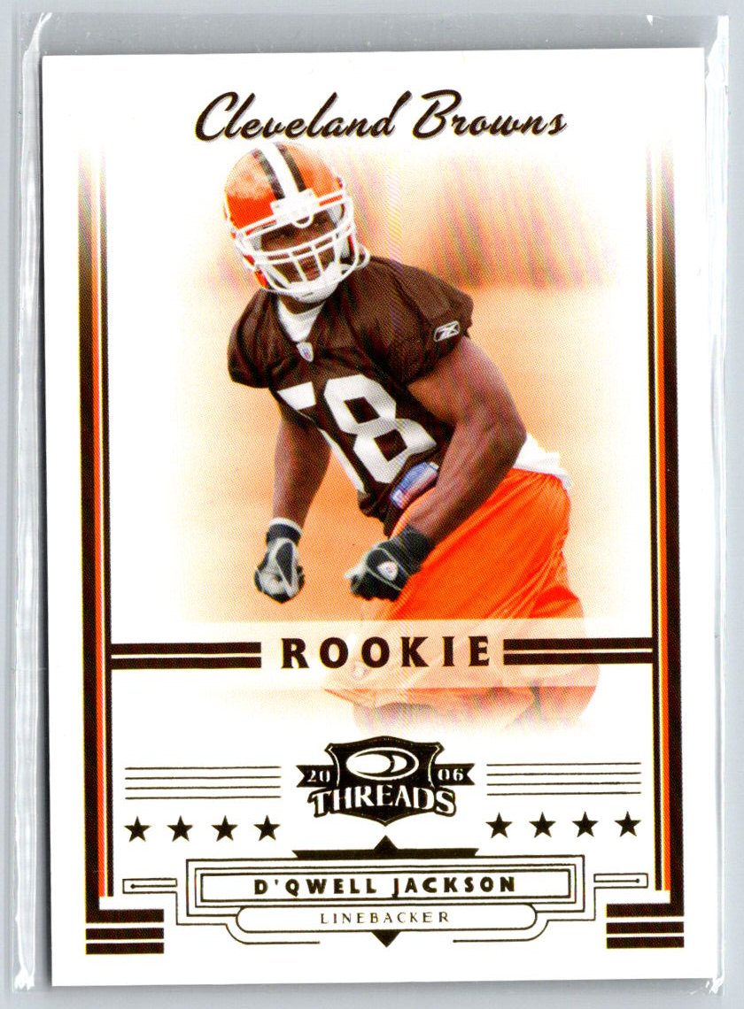 2006 Donruss Threads #192 D'Qwell Jackson #/999 i49
