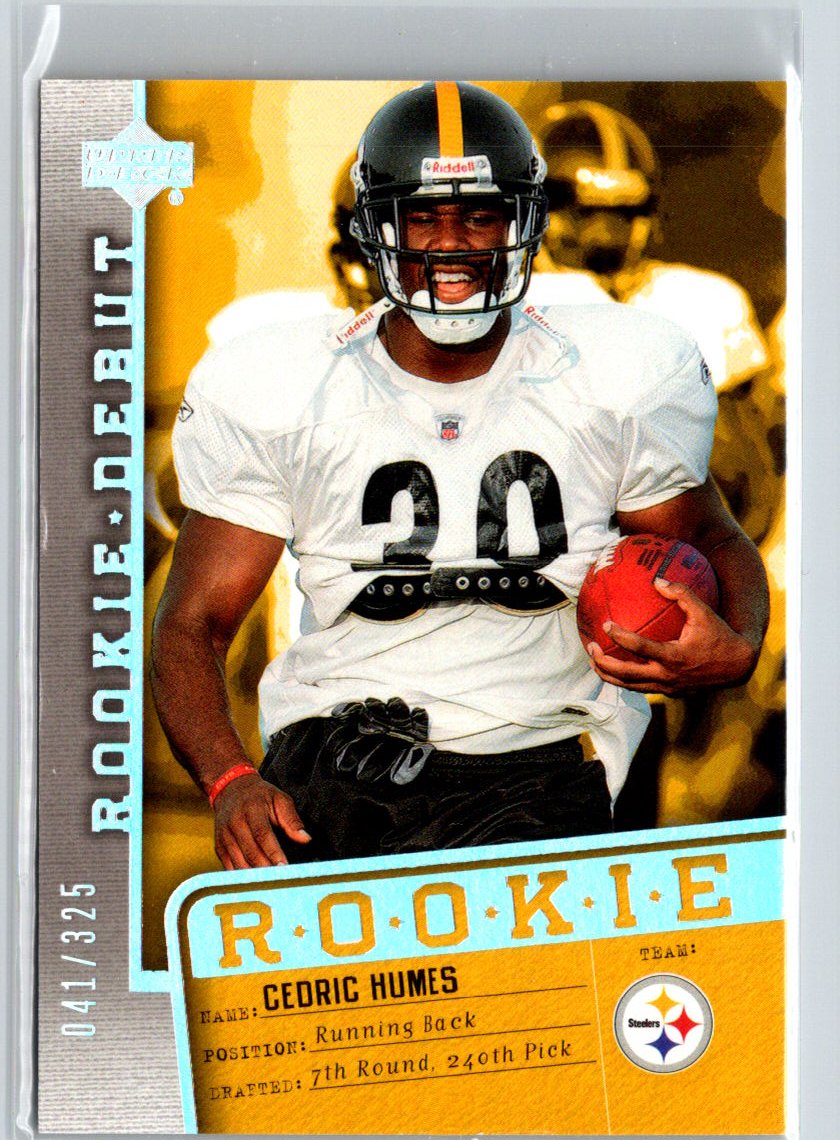 2006 Upper Deck Rookie Debut #176 Cedric Humes Holofoil #/325 i48