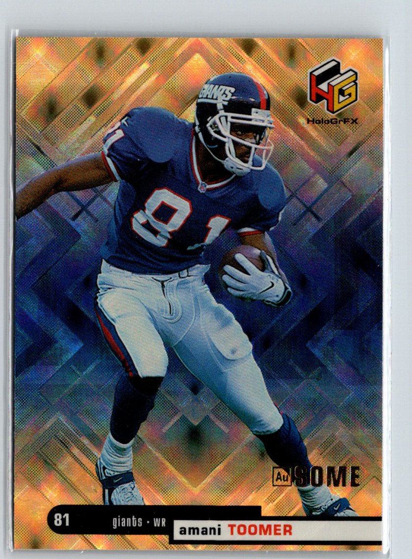 1999 Upper Deck HoloGrFX #AU37 Amani Toomer AuSome i48