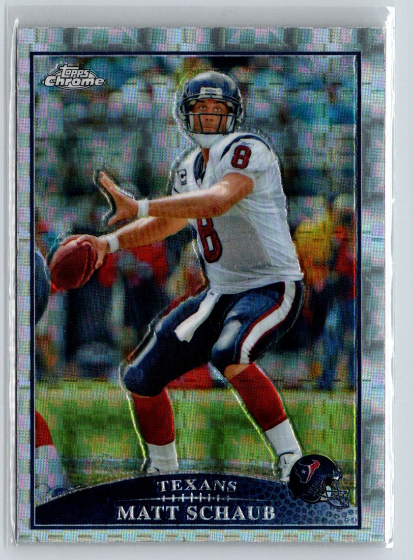 2009 Topps Chrome #TC97 Matt Schaub Xfractors i52