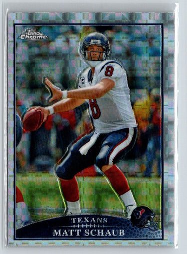 2009 Topps Chrome #TC97 Matt Schaub Xfractors i52