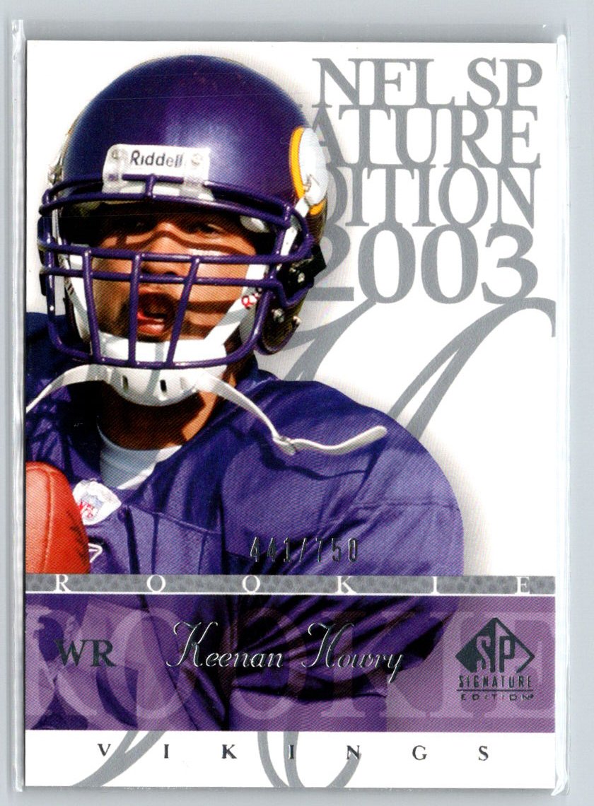 2003 SP Signature Edition #143 Keenan Howry #/750 i53