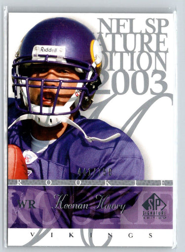 2003 SP Signature Edition #143 Keenan Howry #/750 i53