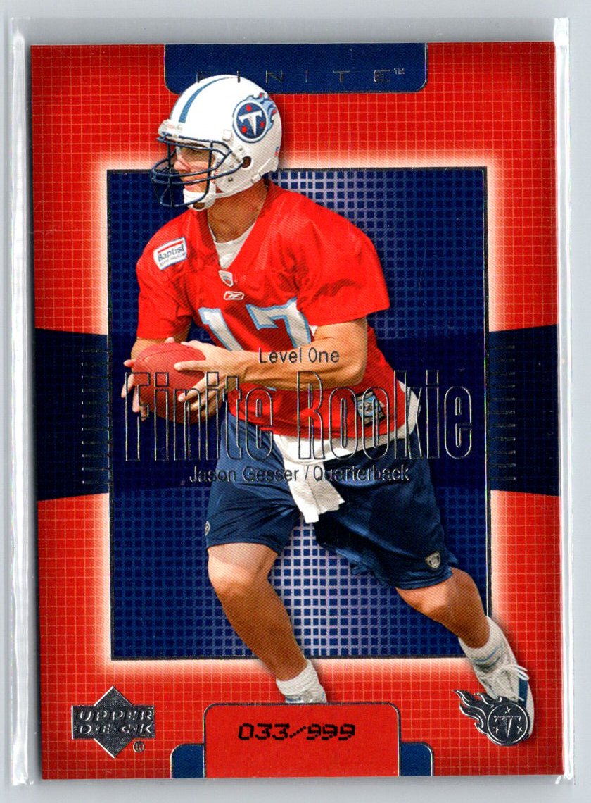 2003 Upper Deck Finite #210 Jason Gesser #/999 i53