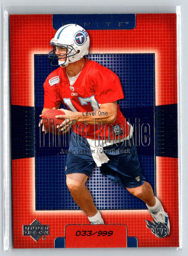 2003 Upper Deck Finite #210 Jason Gesser #/999 i53