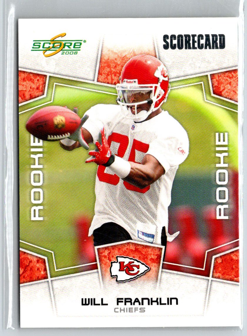 2008 Score #397 Will Franklin Scorecard #/649 i54