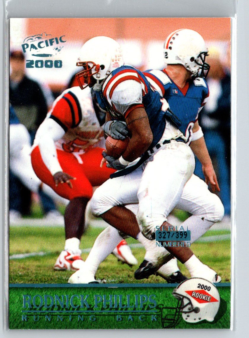 2000 Pacific #433 Rodnick Phillips Platinum Blue Draft Picks #/399 i54