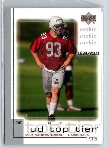 2001 Upper Deck Top Tier #251 Kyle Vanden Bosch #/2500 i54