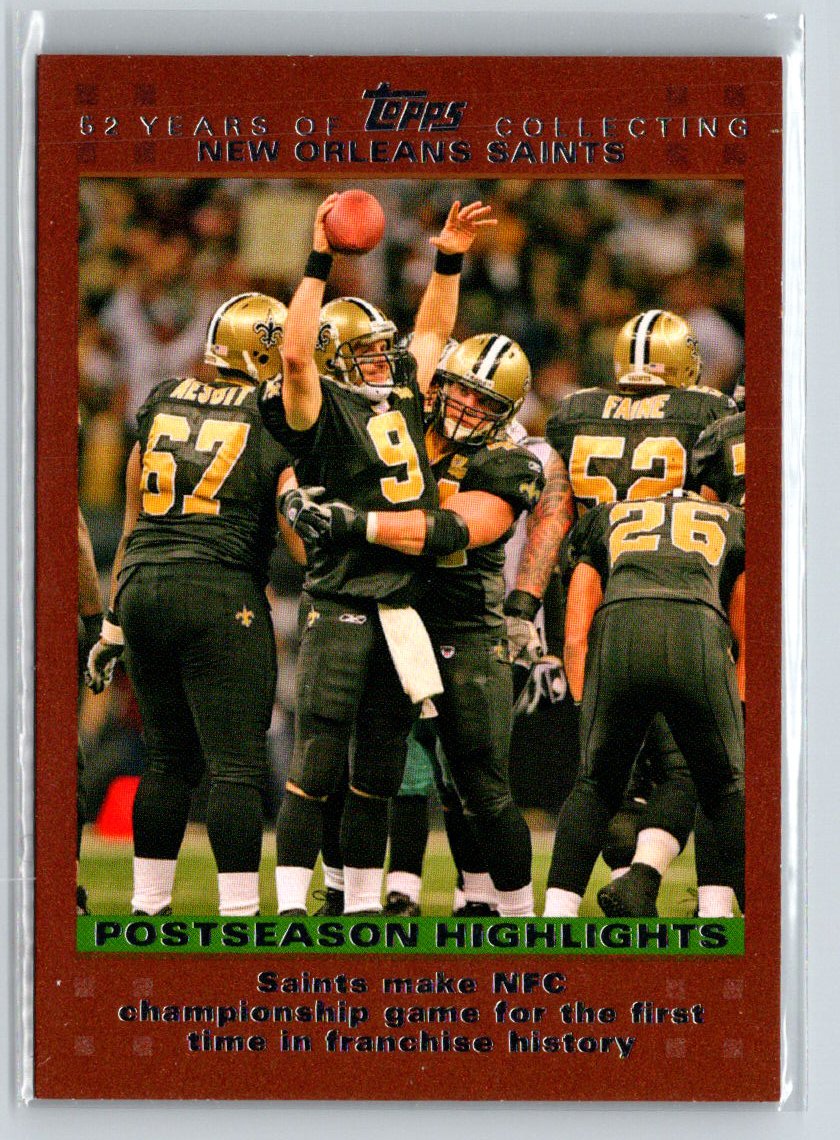 2007 Topps #431 New Orleans Saints Copper #/2007 i54