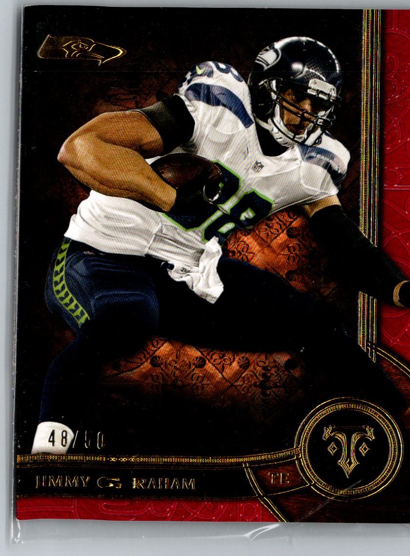 2015 Topps Triple Threads #25 Jimmy Graham Ruby #/50 i55