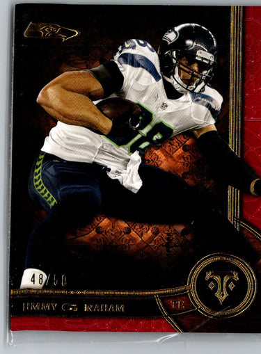 2015 Topps Triple Threads #25 Jimmy Graham Ruby #/50 i55
