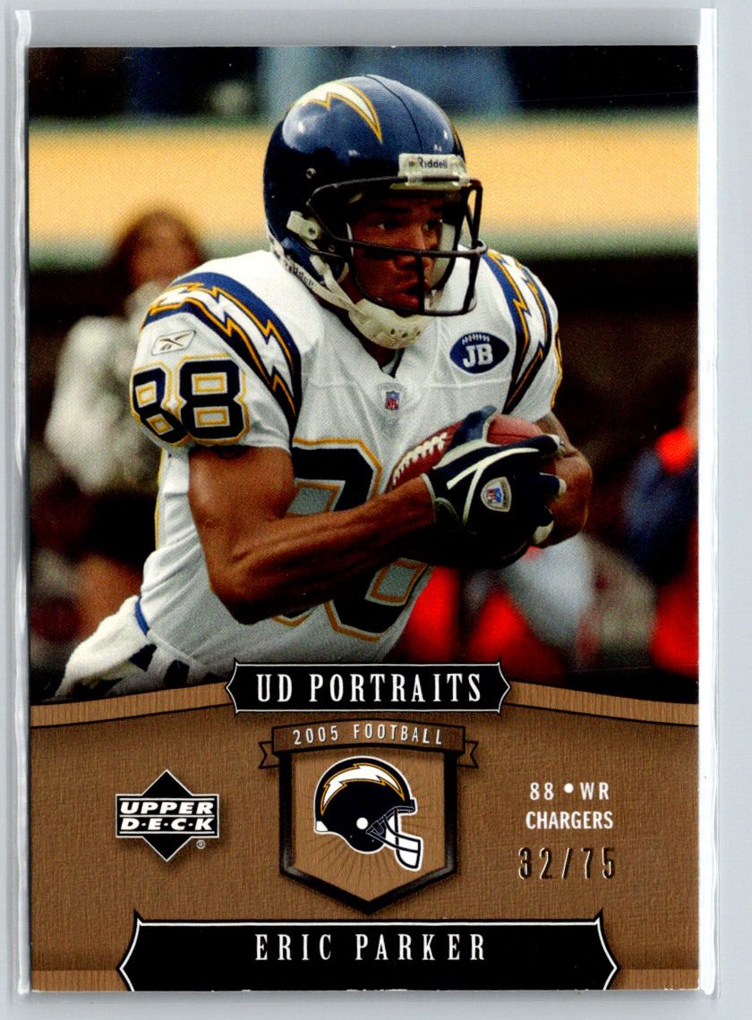 2005 Upper Deck Portraits #81 Eric Parker Gold #/75 i55