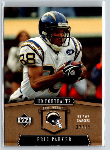 2005 Upper Deck Portraits #81 Eric Parker Gold #/75 i55