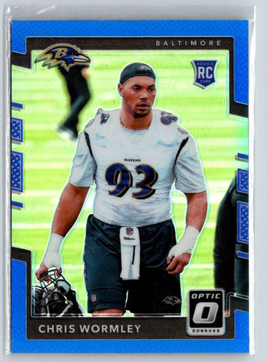 2017 Donruss Optic #143 Chris Wormley Blue #/149 i55