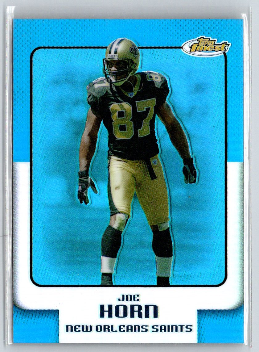 2006 Finest #46 Joe Horn Blue Refractors #/299 i55