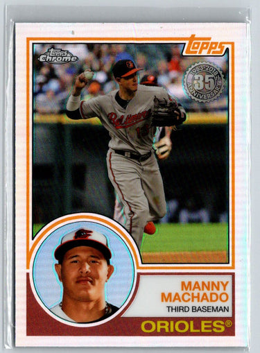 2018 Topps Chrome #83T-9 Manny Machado 1983 Topps Chrome i01